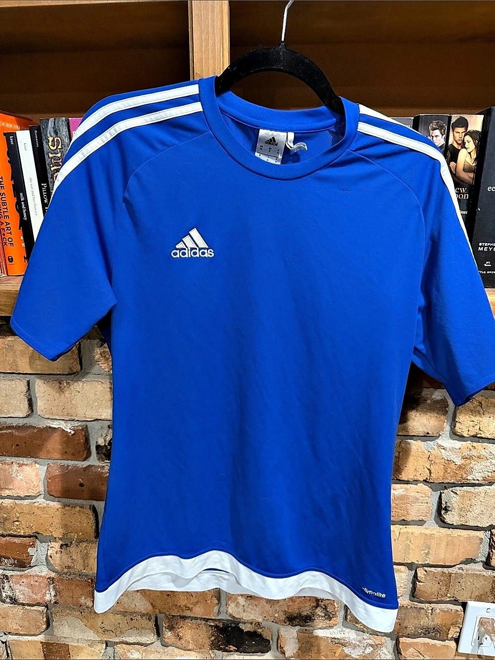 adidas Men's Blue & White Athletic Jersey sz Medium